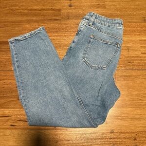 Abercrombie & Fitch Light Blue Straight Leg Jeans